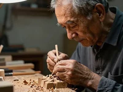 Elderly Craftsman