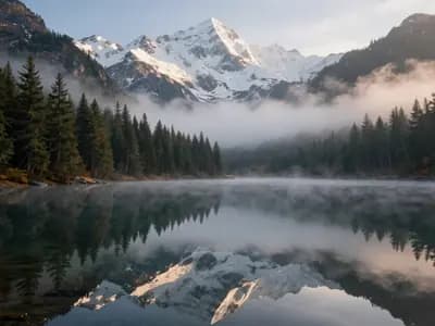 Misty Mountain Lake