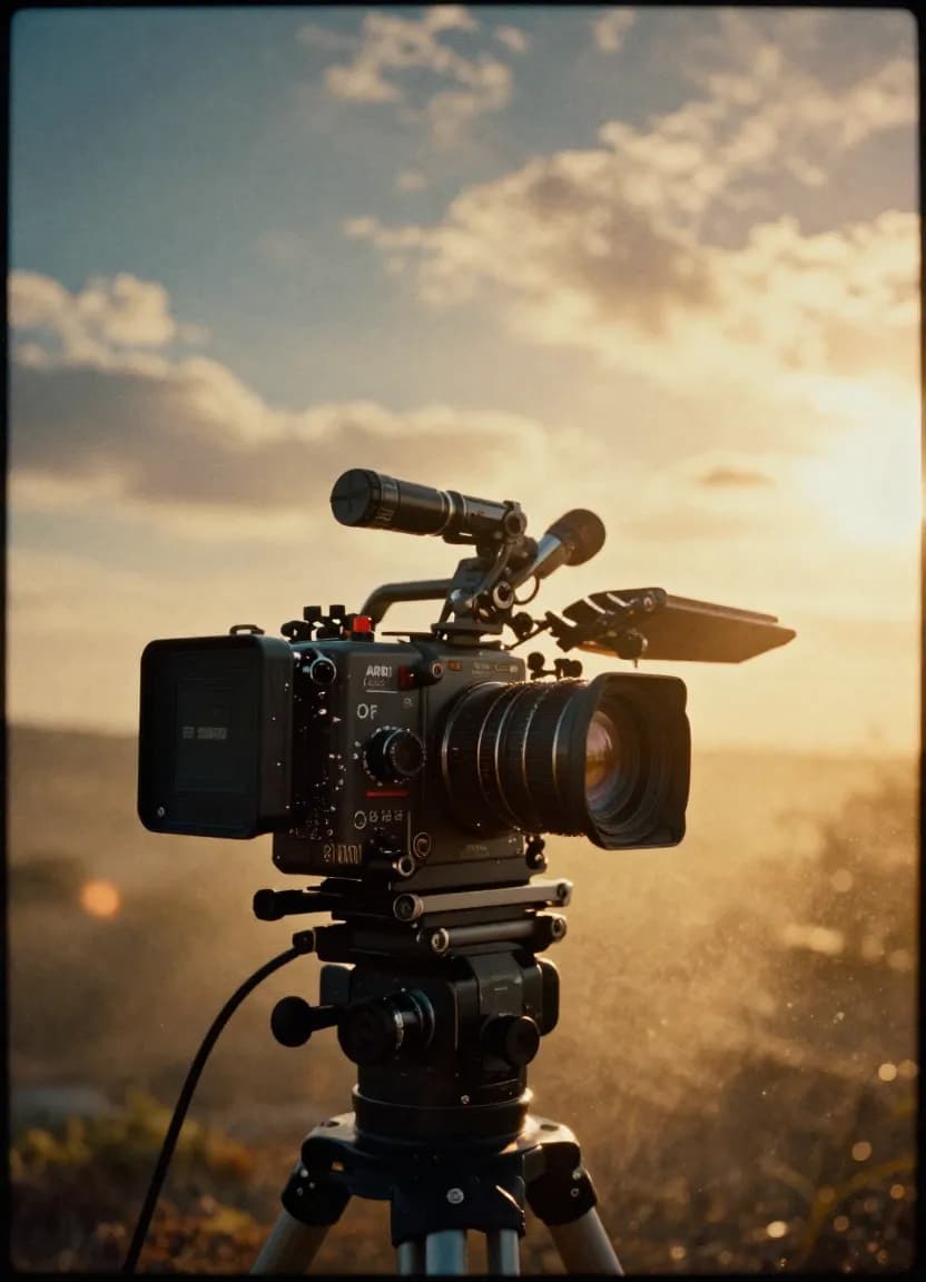 AI image editor result showing background removal and relighting on a portrait